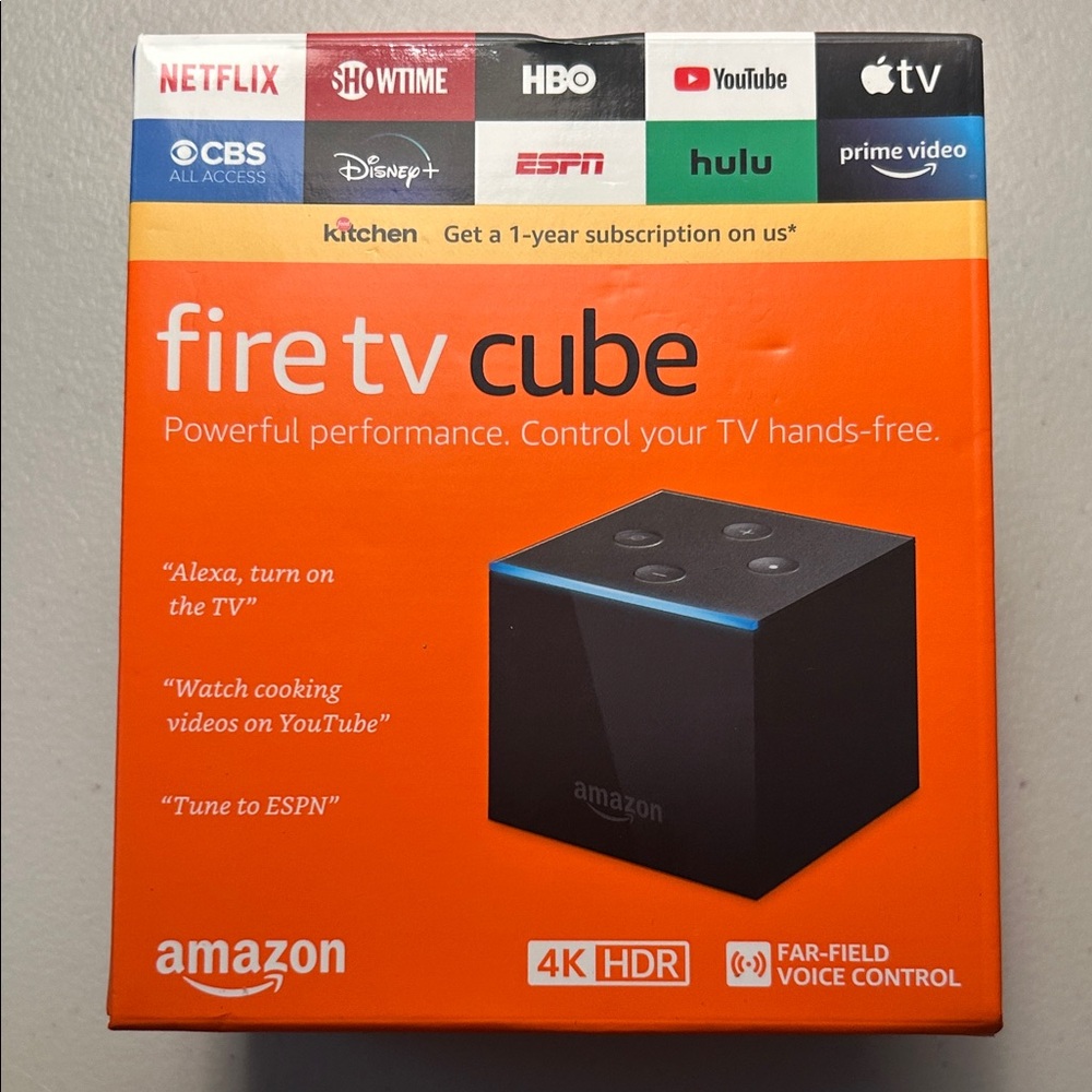Amazon Fire TV Cube 2nd Gen 4K HDR Alexa Streaming Media Player Open Box - Picture 2 of 11